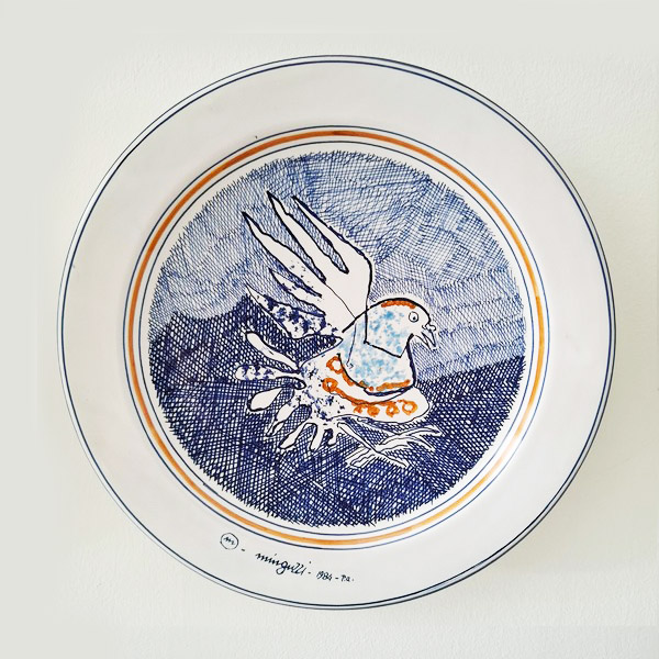 Luciano Minguzzi "Gallo blu"